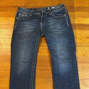 Miss Me Stylish Blue Denim capris